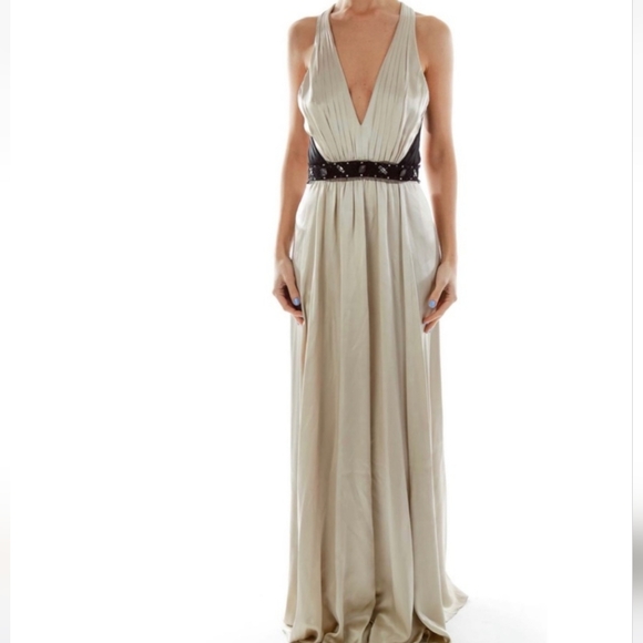 BCBGMaxAzria Dresses & Skirts - BCBG MaxAzria Cream and Black Dress